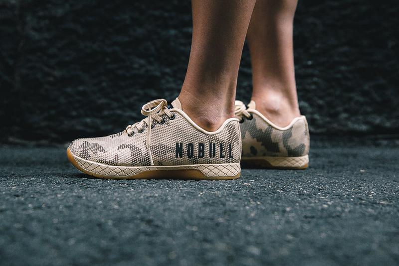 Brown Nobull Sand Camo Women's Trainers | CA H1880A